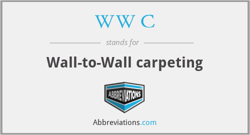 WW C - Wall-to-Wall carpeting